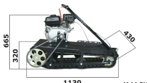 Мотобуксировщик XTREME-MOTORS "Конек-Горбунок" 6.5 л.с. в Новочеркасске