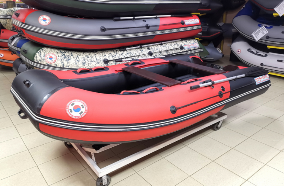 КОМПЛЕКТ Лодка MISHIMO PRO 350 + ЛОДОЧНЫЙ МОТОР MARLIN MP 9.9 (20) AMHS PRO в Новочеркасске