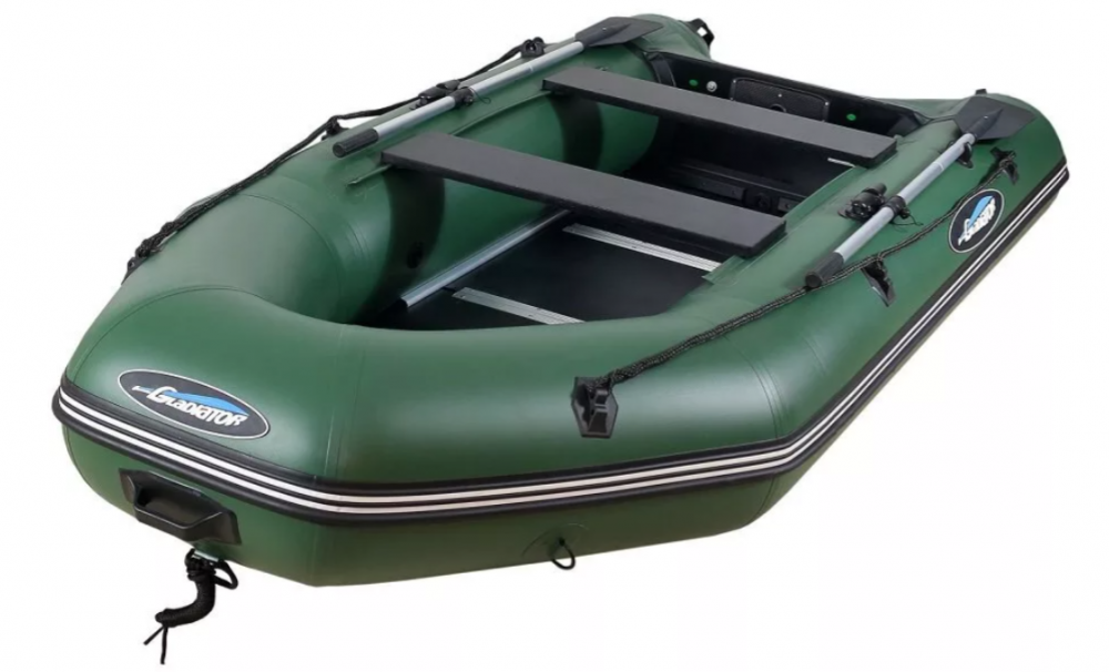 МОТОРНО-ГРЕБНАЯ ЛОДКА ПВХ GLADIATOR А 340 ТК С ФАНЕРНЫМ ПОЛОМ в Новочеркасске