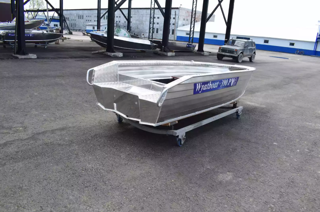 Алюминиевая лодка Wyatboat-390Р Увеличенный борт в Новочеркасске
