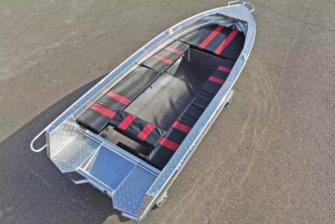 Алюминиевая лодка Wyatboat-390РМ увеличенный борт в Новочеркасске