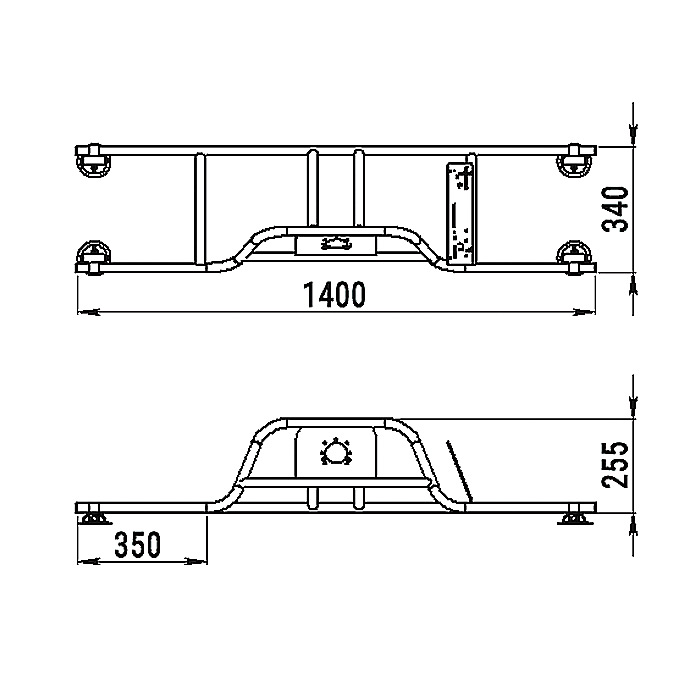 Стойка рулевая с бортовым креплением малая в Новочеркасске
