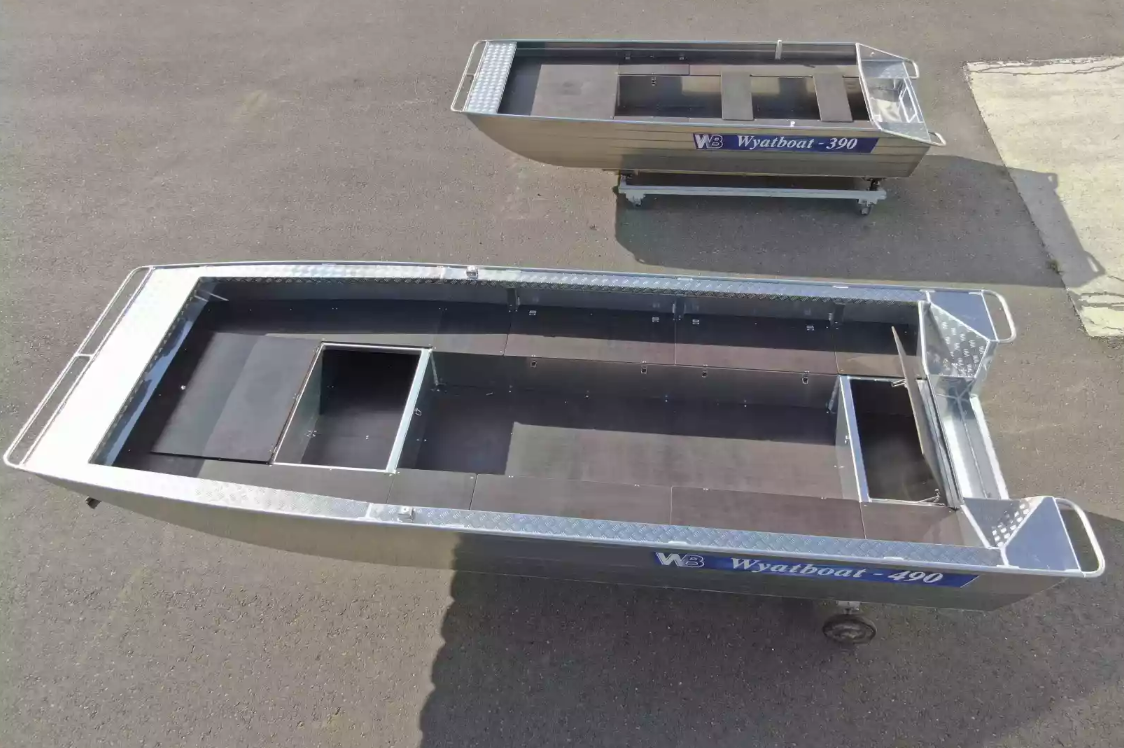 Алюминиевая лодка Wyatboat-490 Jonboat в Новочеркасске