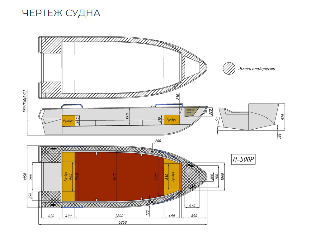 Алюминиевая лодка Неман-500 P в Новочеркасске