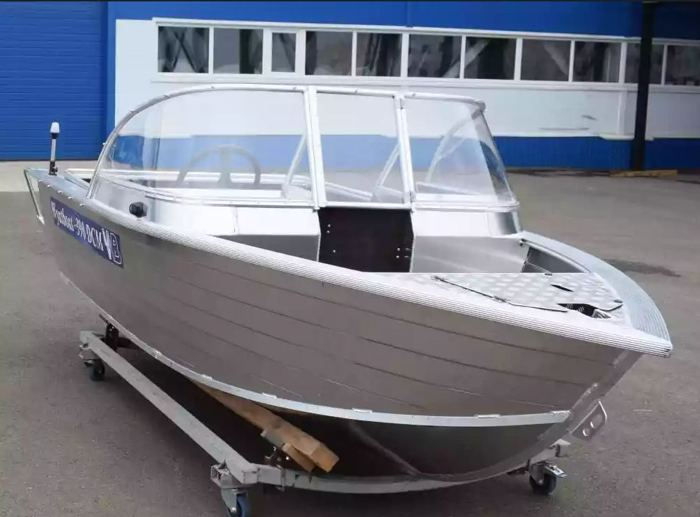 Алюминиевая лодка Wyatboat-390 DCM Увеличенный борт в Новочеркасске