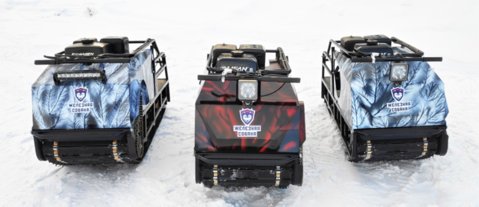 Мотобуксировщик Irondog (Железная собака) M500 9 Камуфляж Охотник в Новочеркасске