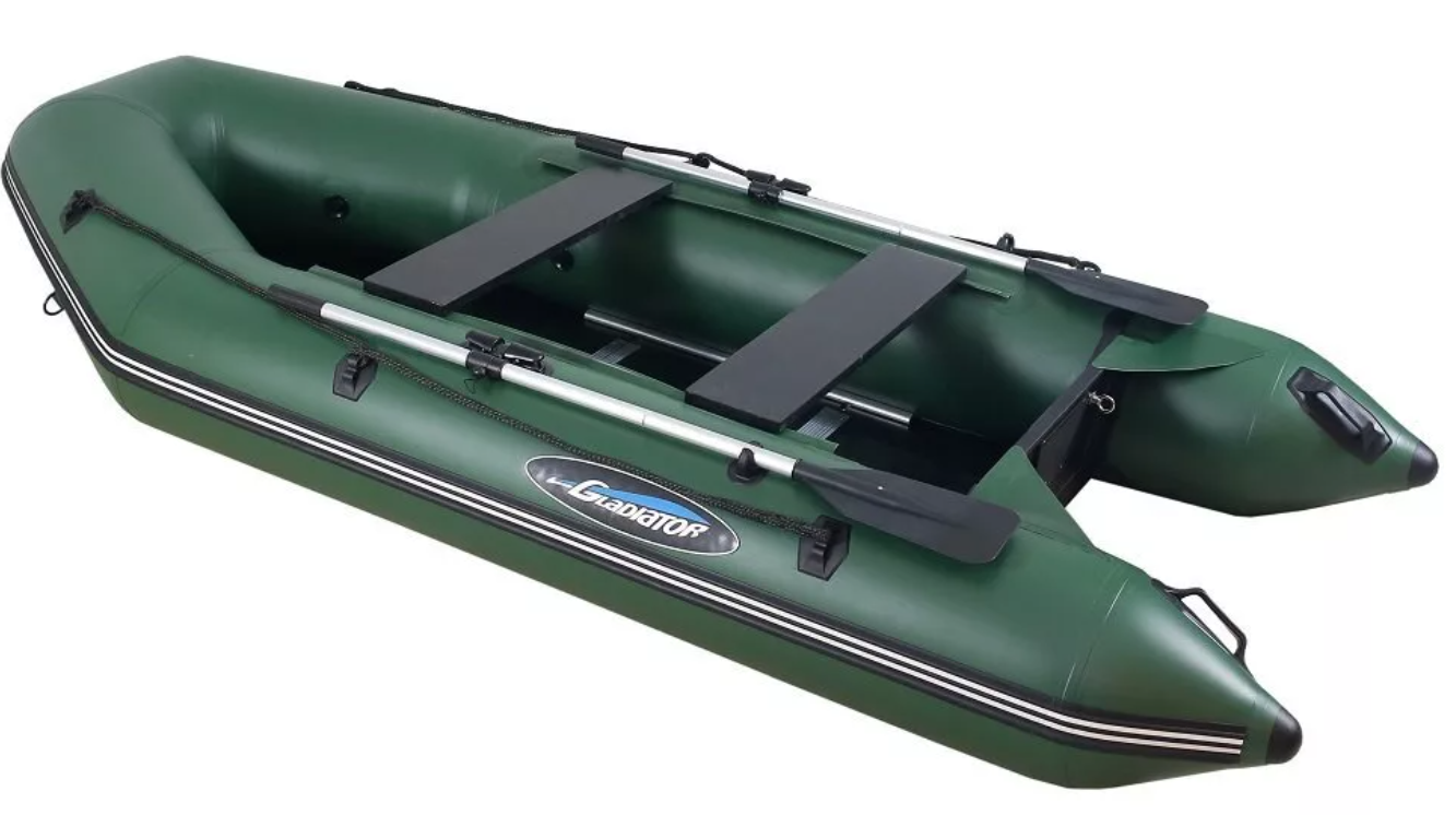 МОТОРНО-ГРЕБНАЯ ЛОДКА ПВХ GLADIATOR A 280 ТК С ФАНЕРНЫМ ДНОМ в Новочеркасске