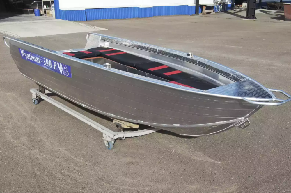 Алюминиевая лодка Wyatboat-390РМ увеличенный борт в Новочеркасске