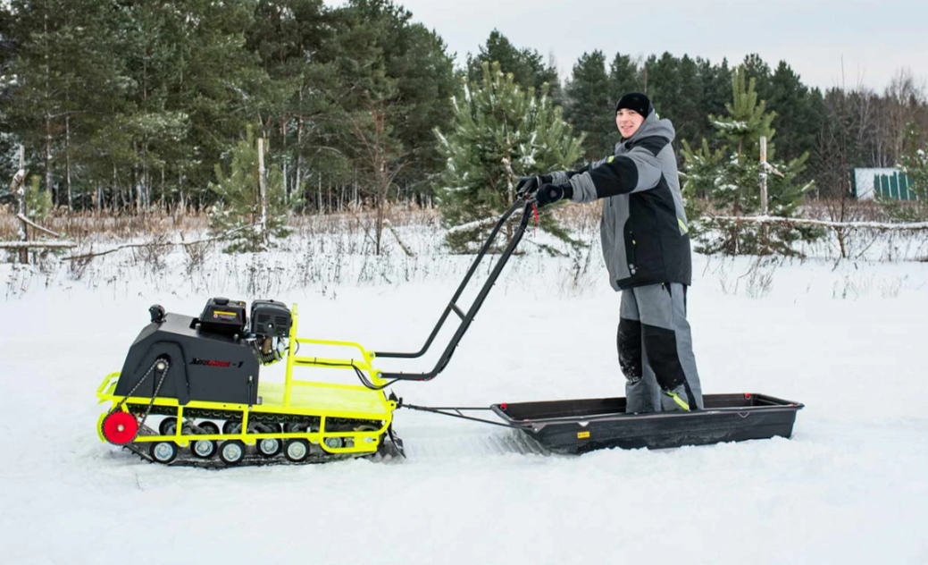 Мотобуксировщик Бурлак ХОЗЯИН-1 (капот ткань) в Новочеркасске