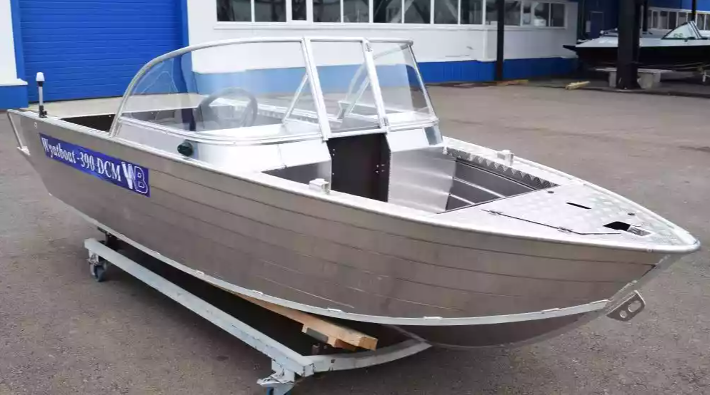 Алюминиевая лодка Wyatboat-390 DCM Увеличенный борт в Новочеркасске