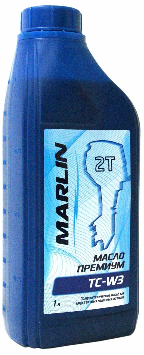МАСЛО ПОЛУСИНТЕТИЧЕСКОЕ MARLIN ПРЕМИУМ 2Т, TC-W3, 1 ЛИТР в Новочеркасске