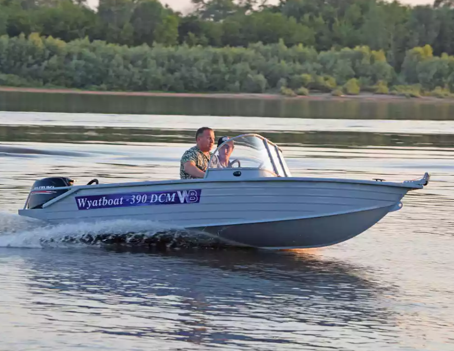 Алюминиевая лодка Wyatboat-390 DCM в Новочеркасске