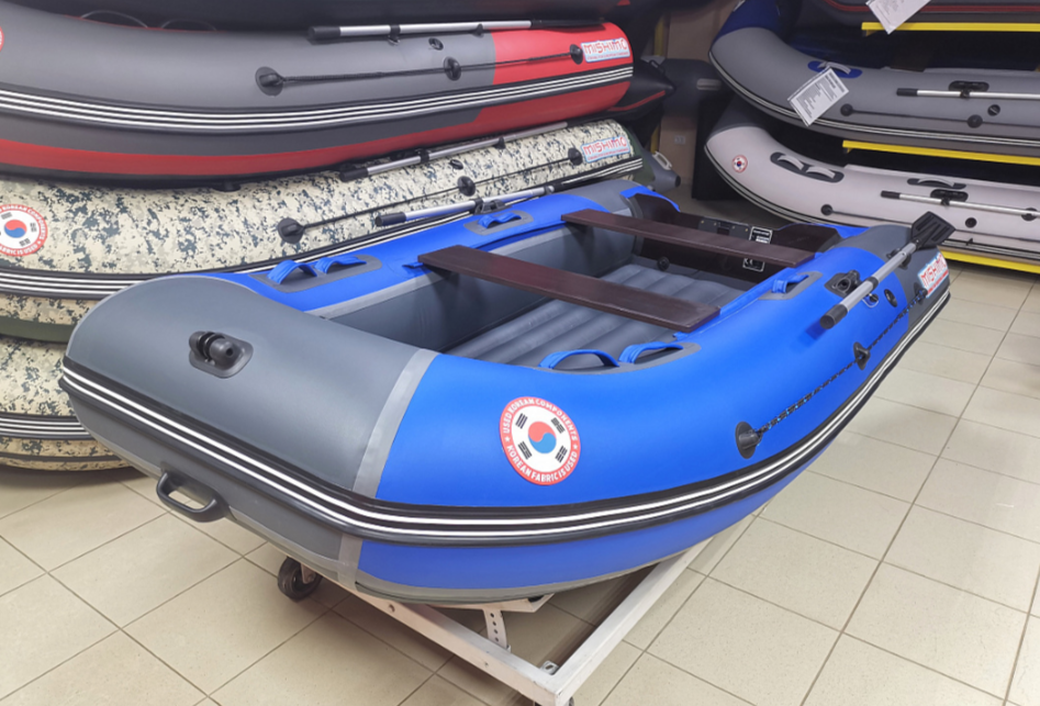 КОМПЛЕКТ Лодка MISHIMO PRO 350 + ЛОДОЧНЫЙ МОТОР MARLIN MP 9.9 (20) AMHS PRO в Новочеркасске