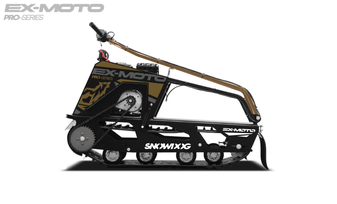 Мотобуксировщик EX-MOTO SNOWDOG S380 8л.с. в Новочеркасске