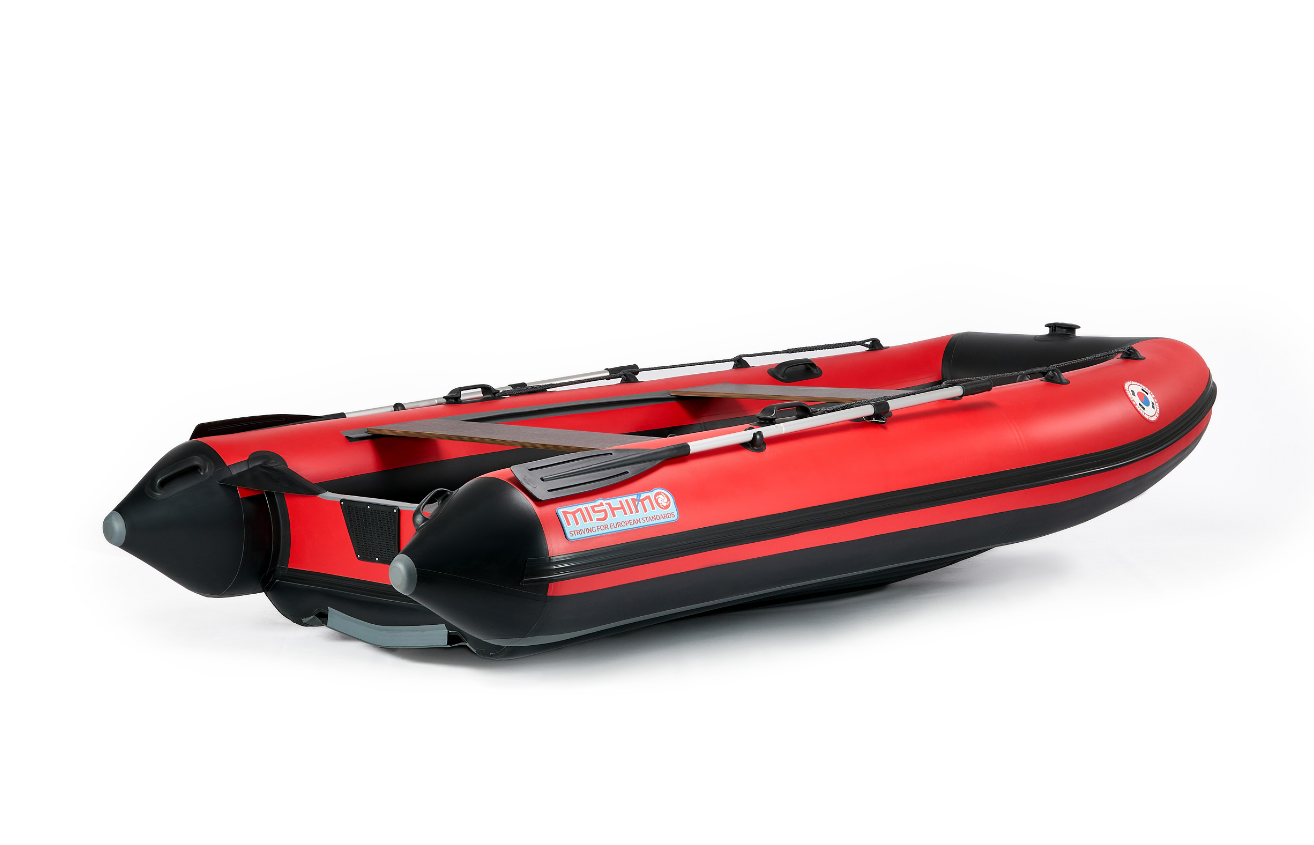 КОМПЛЕКТ ЛОДКА MISHIMO RAPID 380 PRO+ ЛОДОЧНЫЙ МОТОР MARLIN MP 9.9 (20) AMHS PROLINE FORCE в Новочеркасске