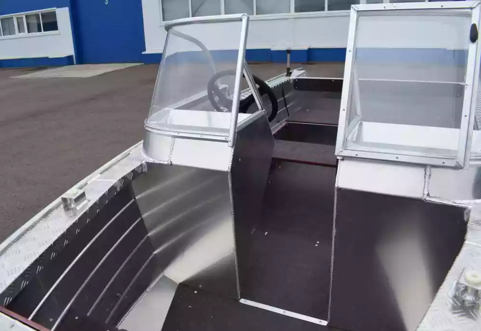 Алюминиевая лодка Wyatboat-390 DCM Увеличенный борт в Новочеркасске