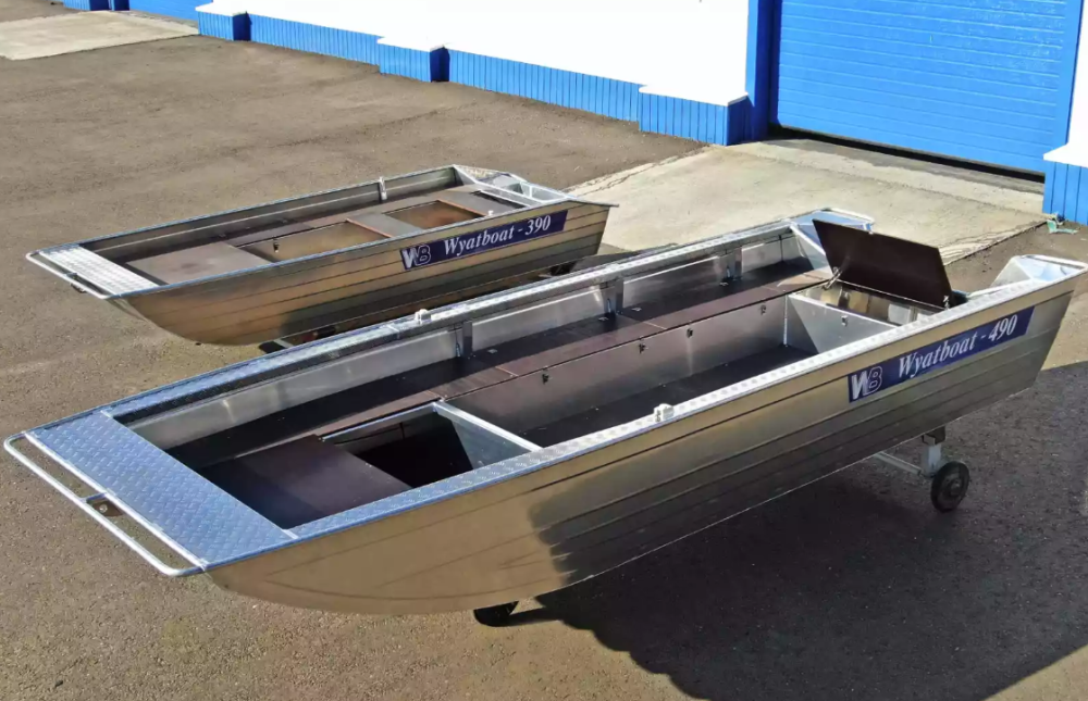 Алюминиевая лодка Wyatboat-490 Jonboat в Новочеркасске