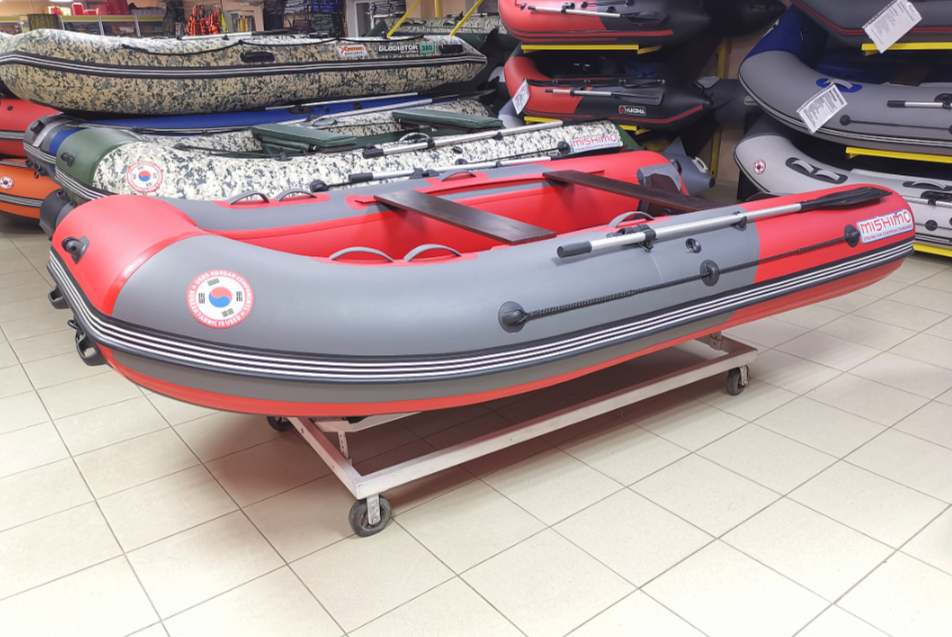 КОМПЛЕКТ Лодка MISHIMO PRO 350 + ЛОДОЧНЫЙ МОТОР MARLIN MP 9.9 (20) AMHS PRO в Новочеркасске