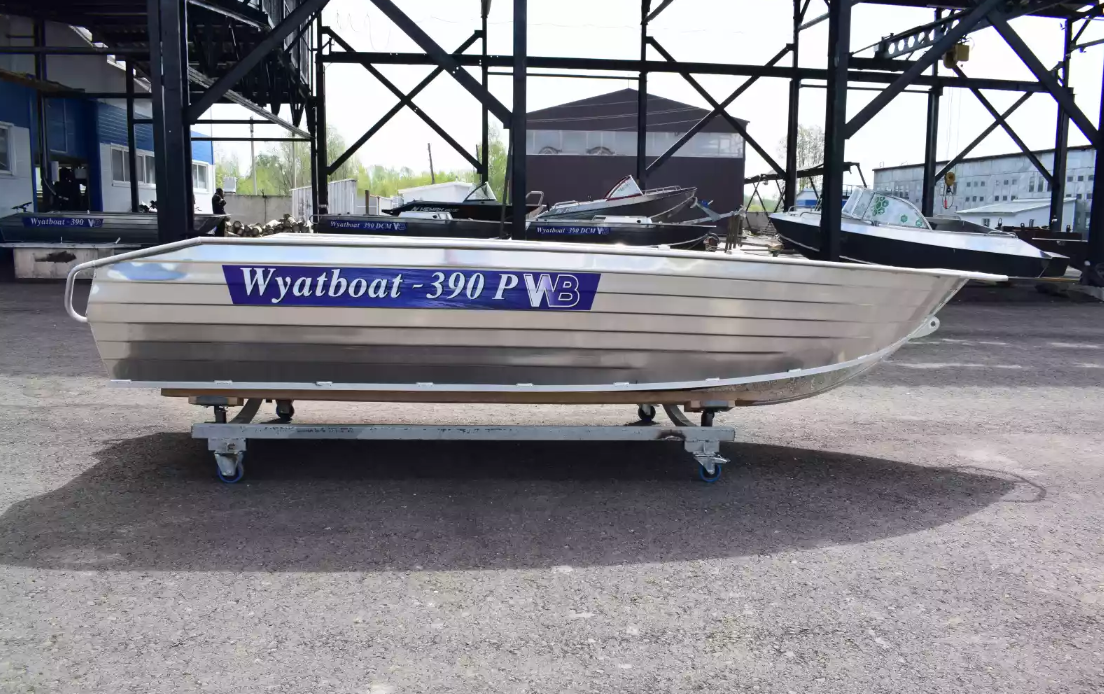 Алюминиевая лодка Wyatboat-390Р Увеличенный борт в Новочеркасске