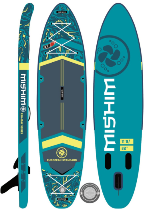SUP (САП) Доска MISHIMO PRO-MAX Light Teal 11’ (335см) в Новочеркасске