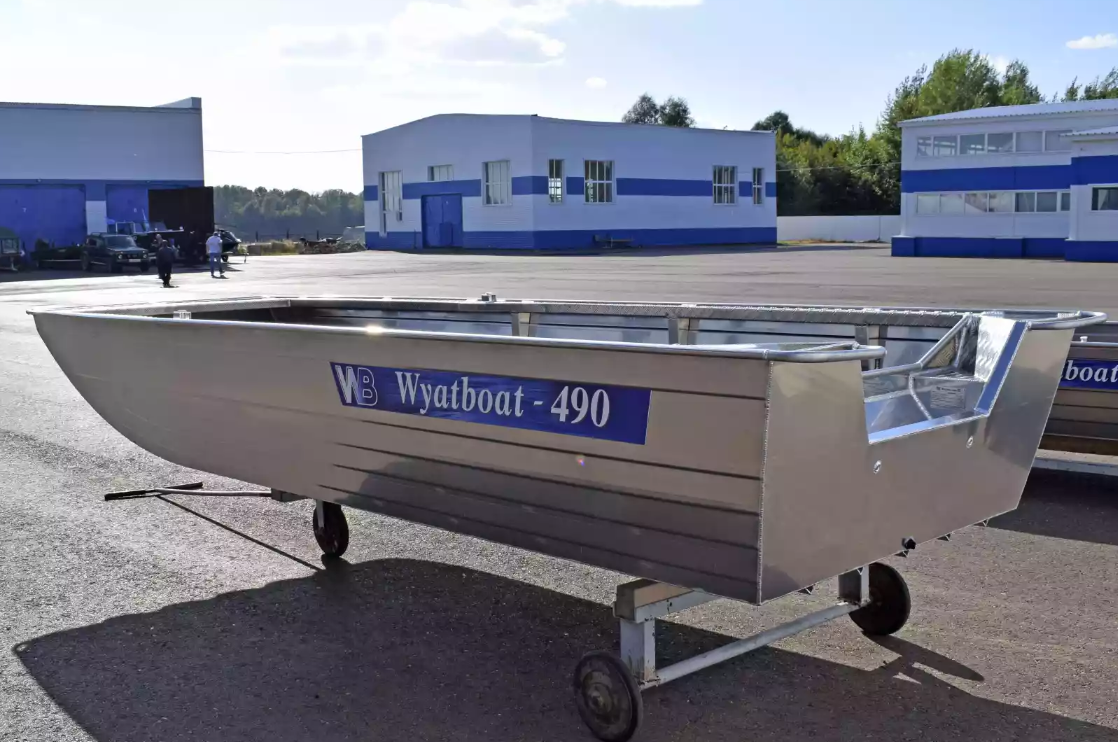 Алюминиевая лодка Wyatboat-490 Jonboat в Новочеркасске