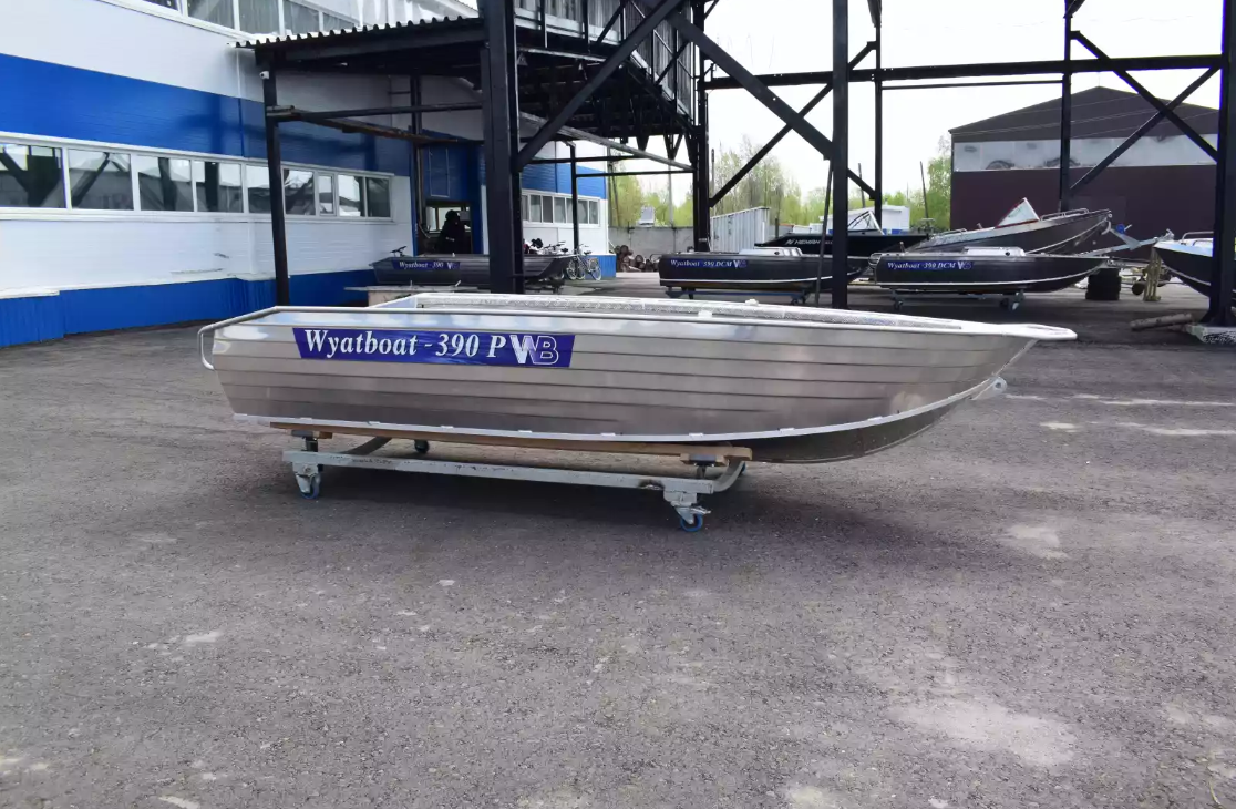 Алюминиевая лодка Wyatboat-390Р Увеличенный борт в Новочеркасске