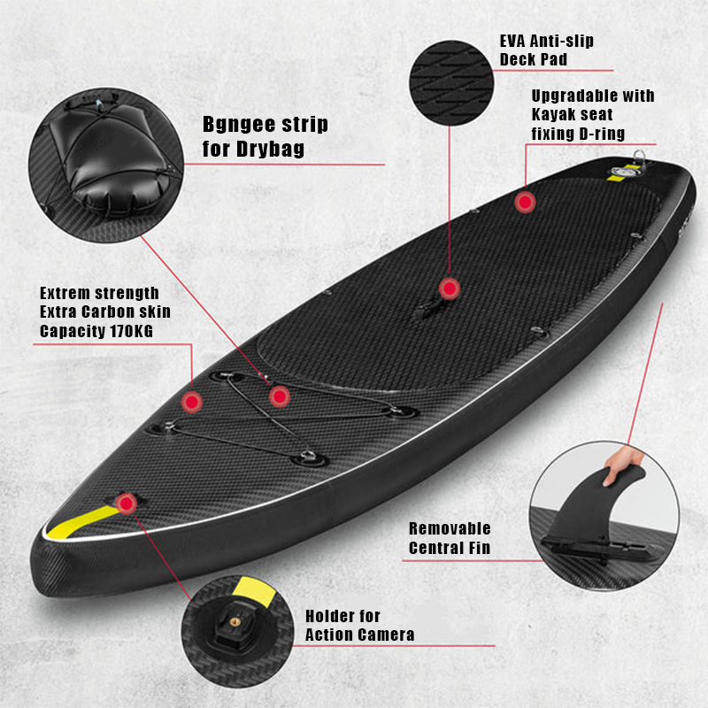 SUP (САП) ДОСКА MISHIMO CARBON DARKSIDE 11’ (335СМ) в Новочеркасске