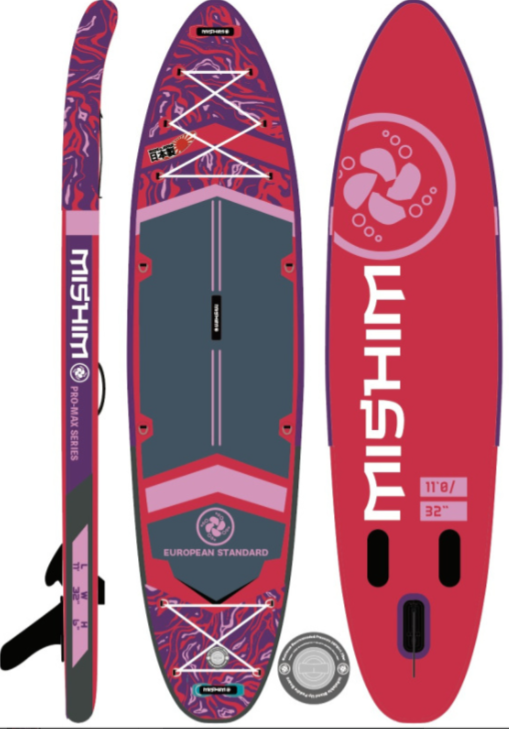 SUP (САП) Доска MISHIMO PRO-MAX Viva Magenta 10.6’ (320см) в Новочеркасске