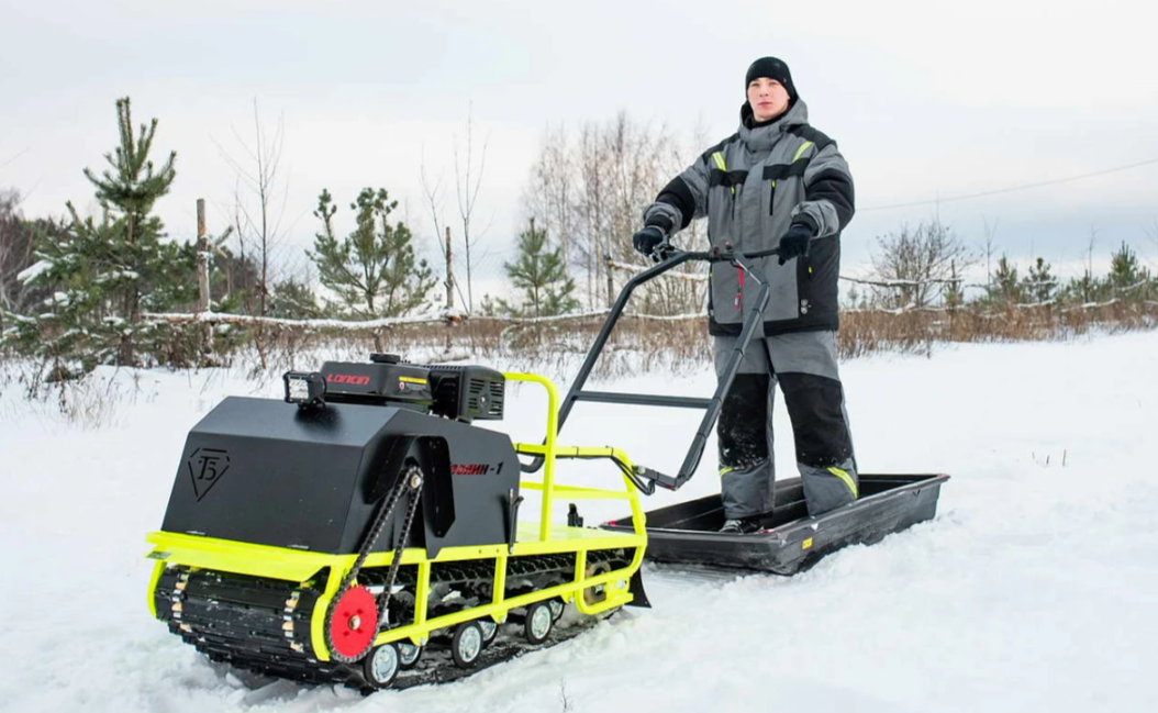 Мотобуксировщик Бурлак ХОЗЯИН-1 (капот ткань) в Новочеркасске
