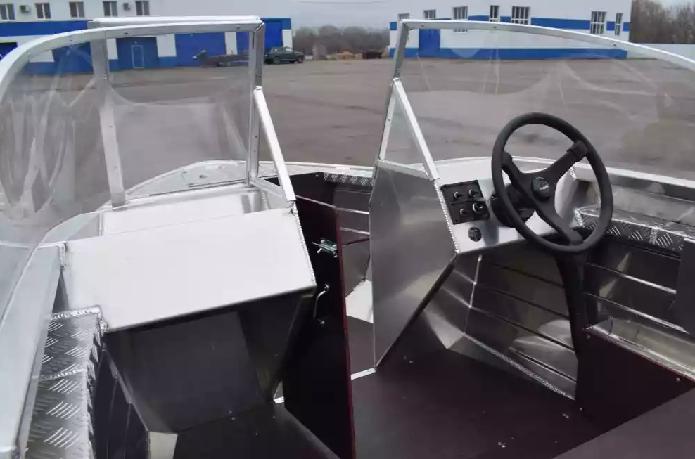 Алюминиевая лодка Wyatboat-390 DCM Увеличенный борт в Новочеркасске