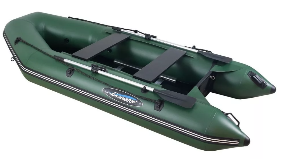 МОТОРНО-ГРЕБНАЯ ЛОДКА ПВХ GLADIATOR А 340 ТК С ФАНЕРНЫМ ПОЛОМ в Новочеркасске