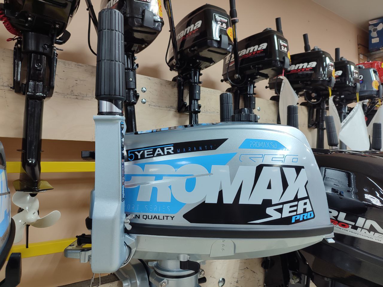 Лодочный мотор PROMAX SP5FHS (внешний бак 12 л) в Новочеркасске