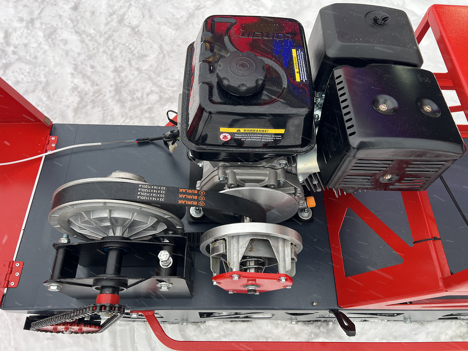 Мотобуксировщик EX-MOTO SNOWDOG S500 15л.с в Новочеркасске