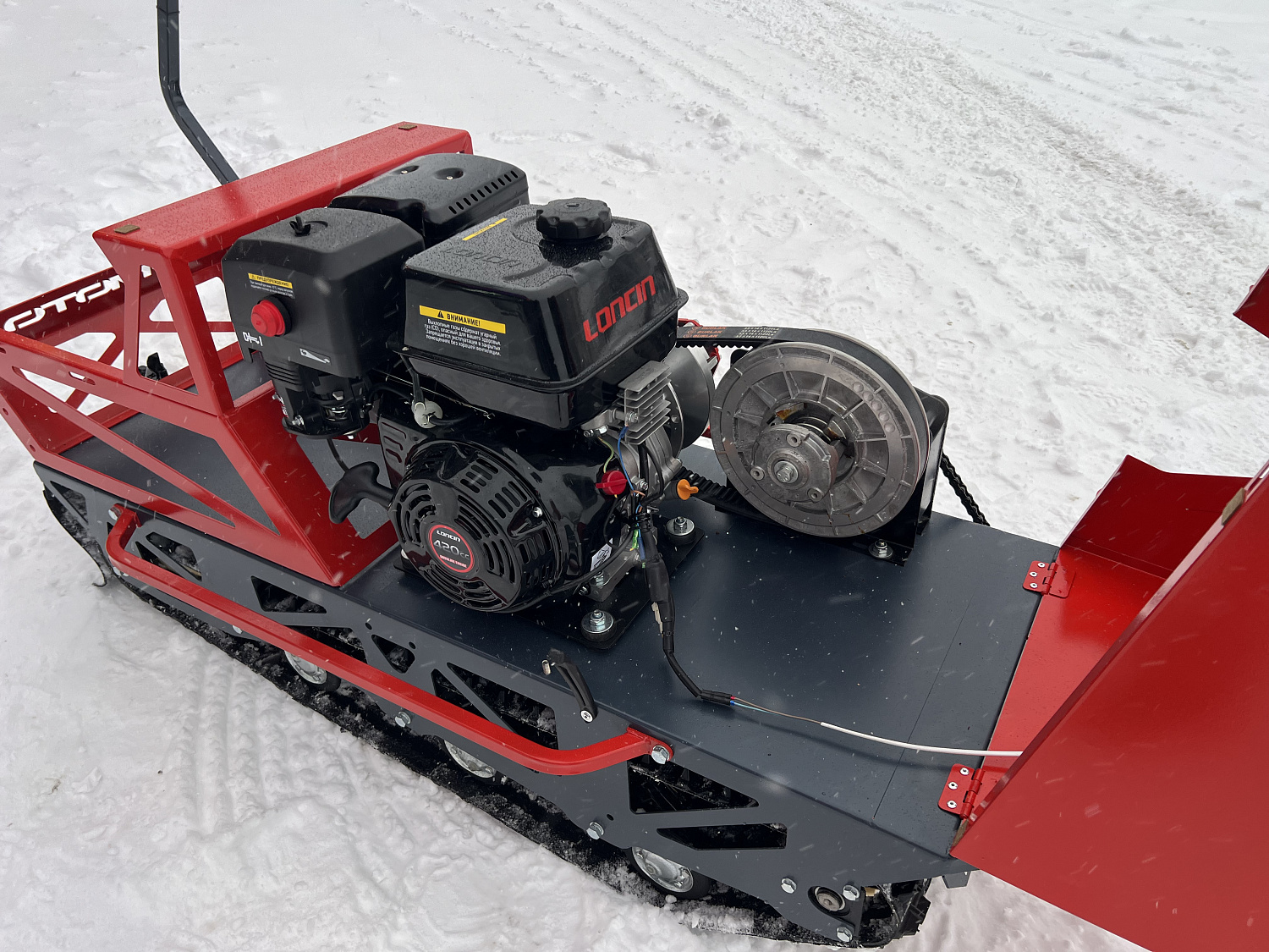 Мотобуксировщик EX-MOTO SNOWDOG S500 15л.с в Новочеркасске