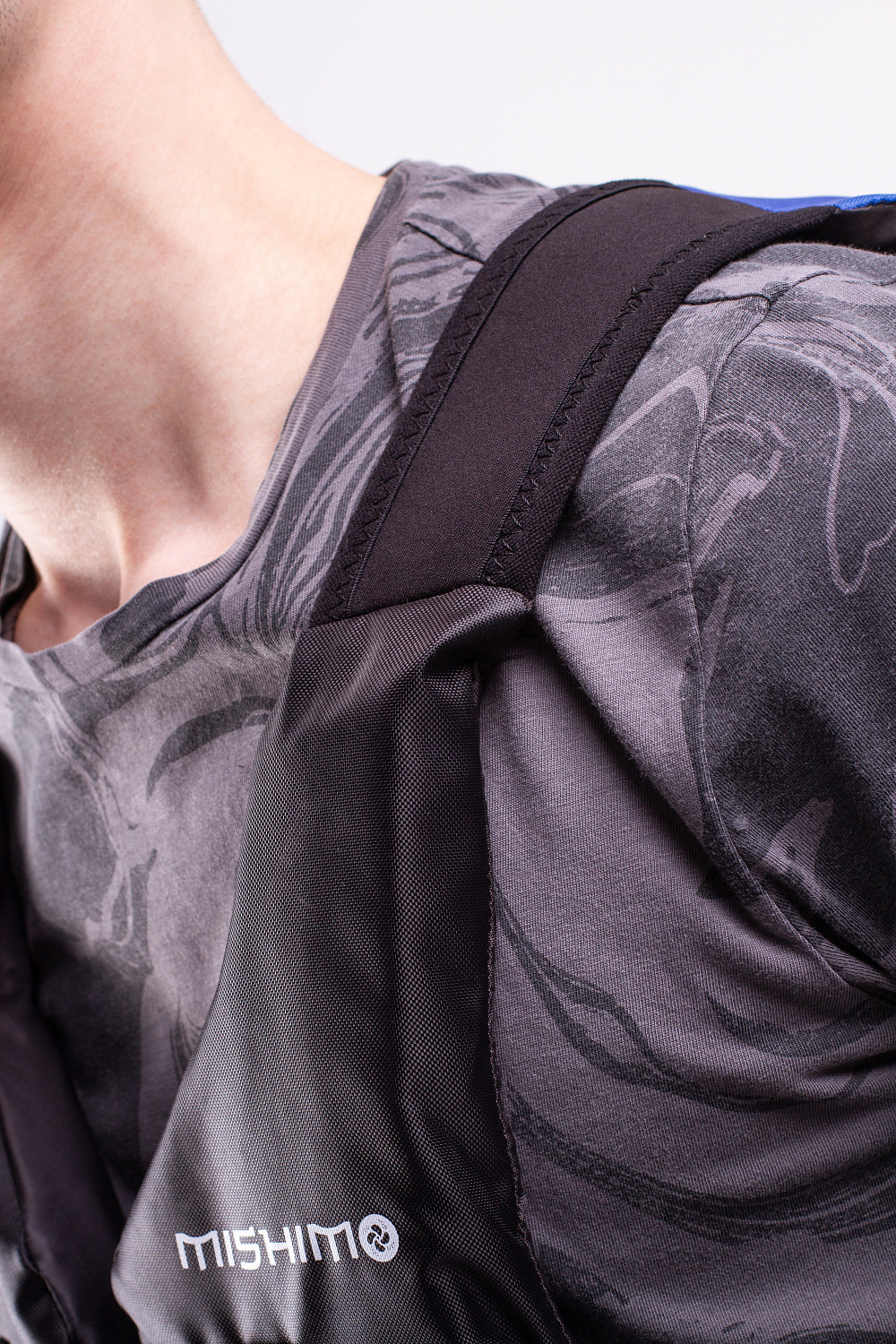 Жилет спасательный MISHIMO PRO Премиум качества Черно-синий в Новочеркасске