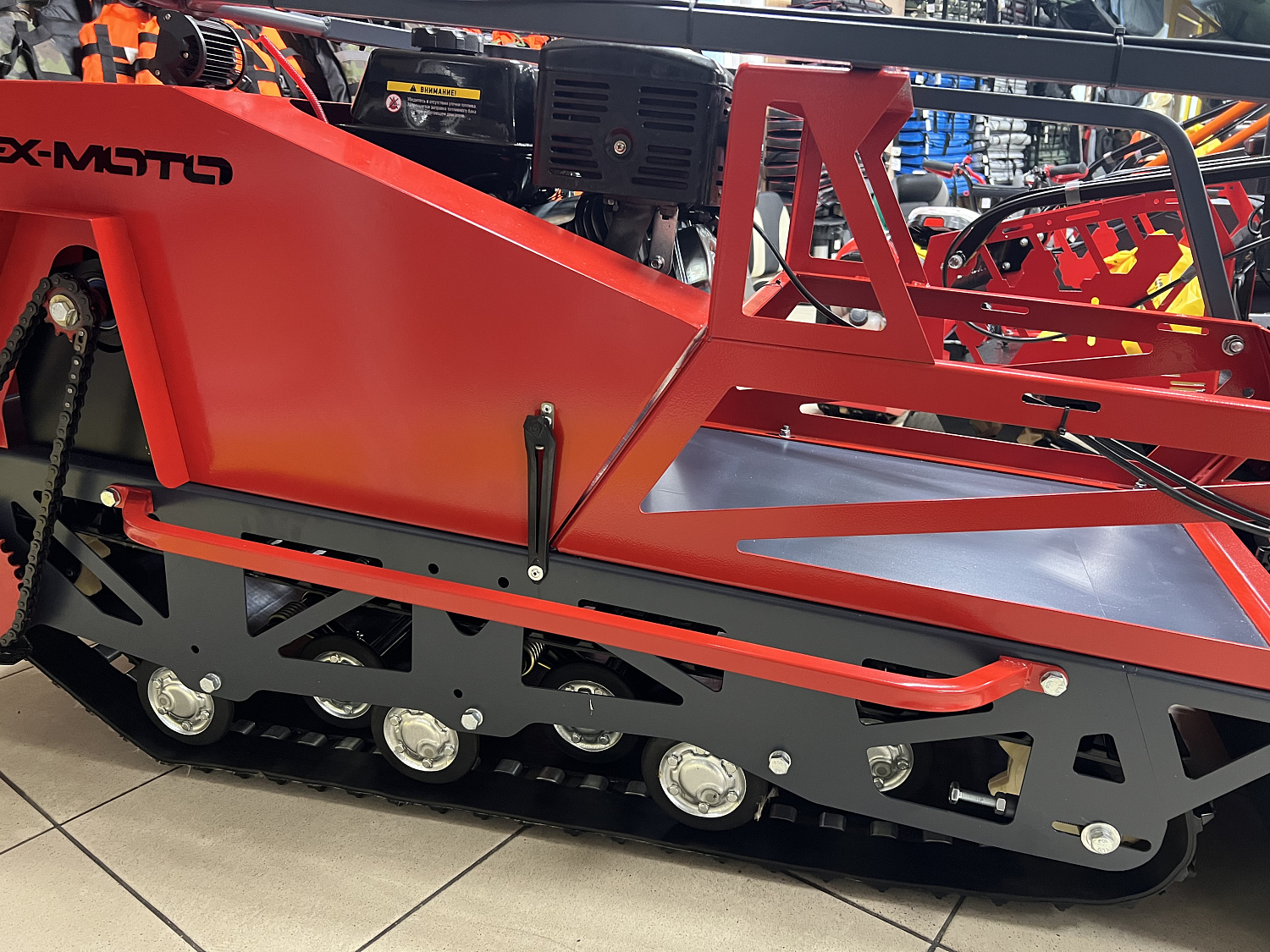 Мотобуксировщик EX-MOTO SNOWDOG S500 15л.с в Новочеркасске