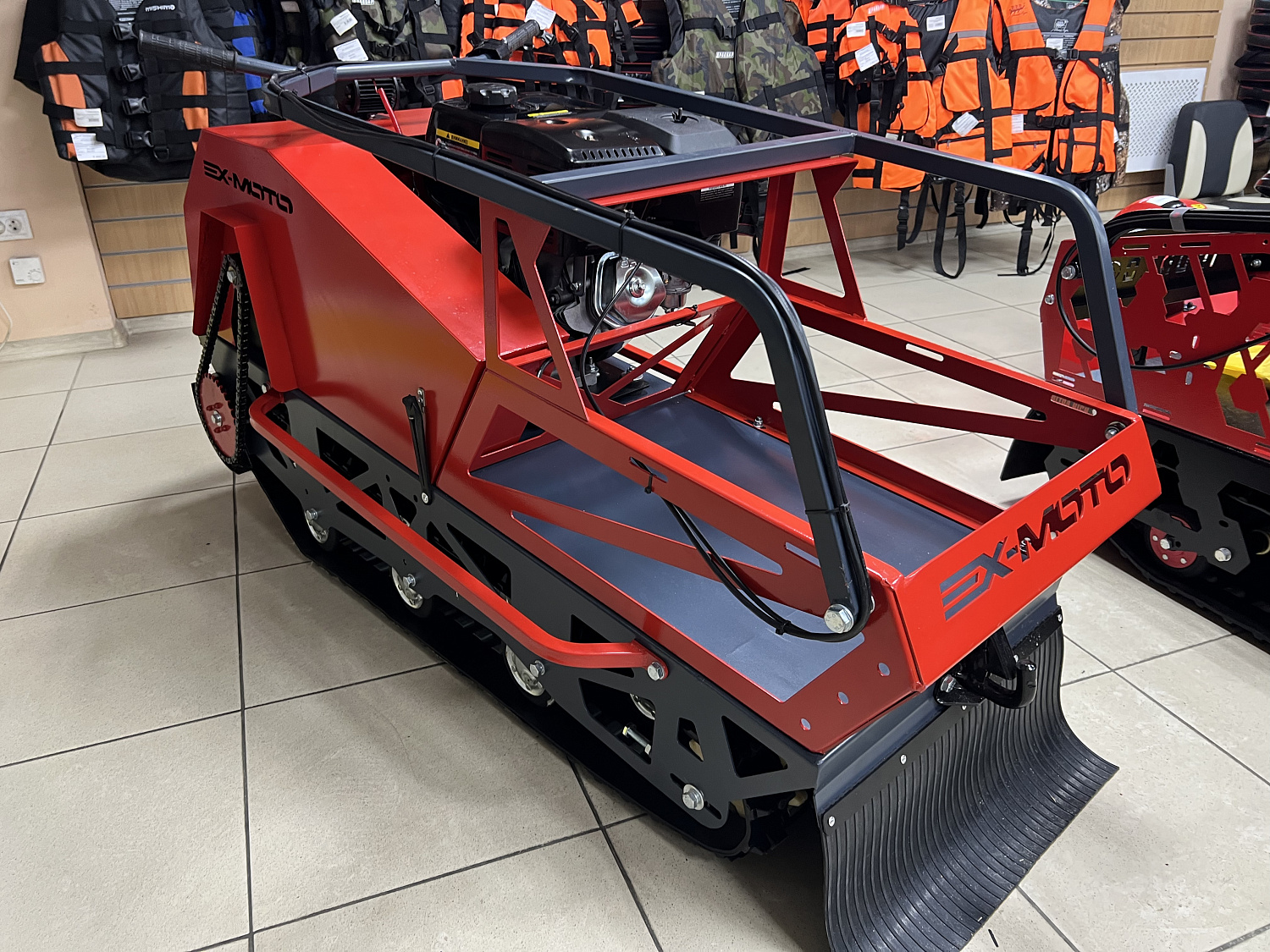 Мотобуксировщик EX-MOTO SNOWDOG S500 15л.с в Новочеркасске